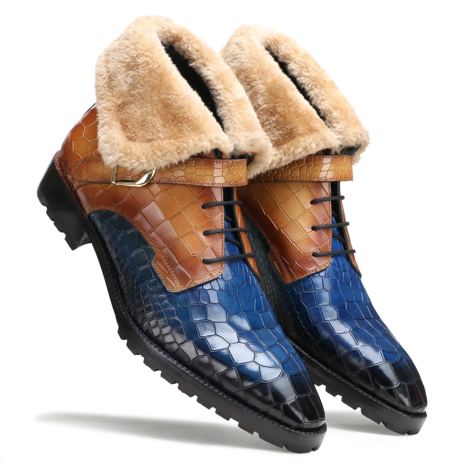 Designer fur boots hotsell