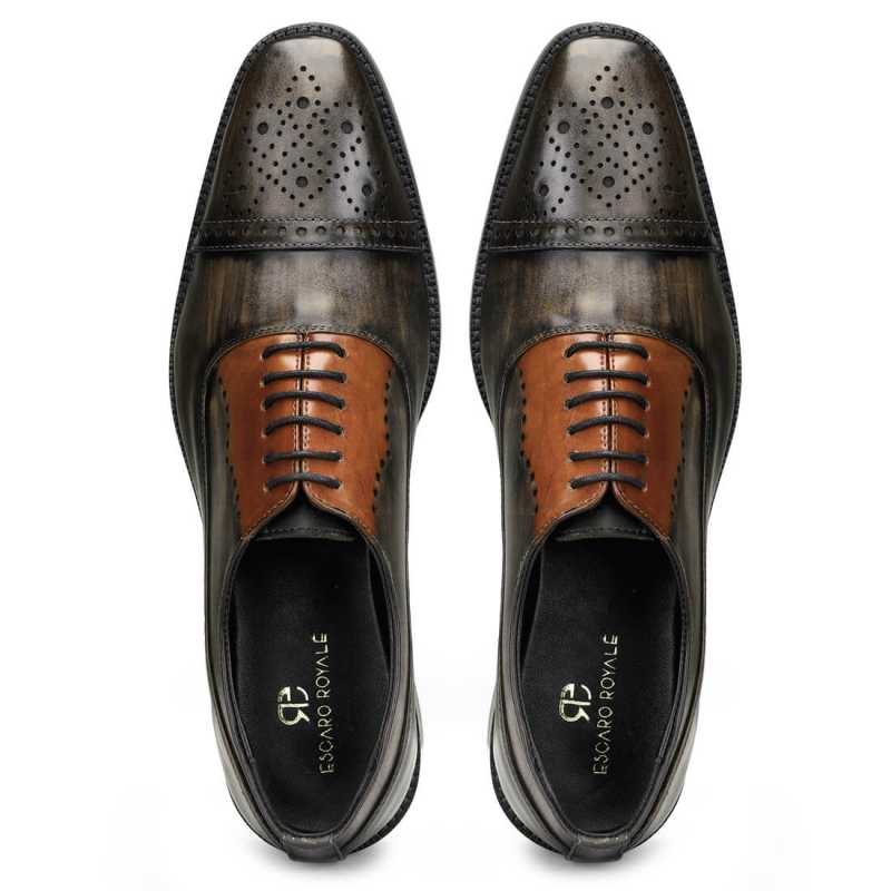 Marvin Medallion Captoe Oxfords