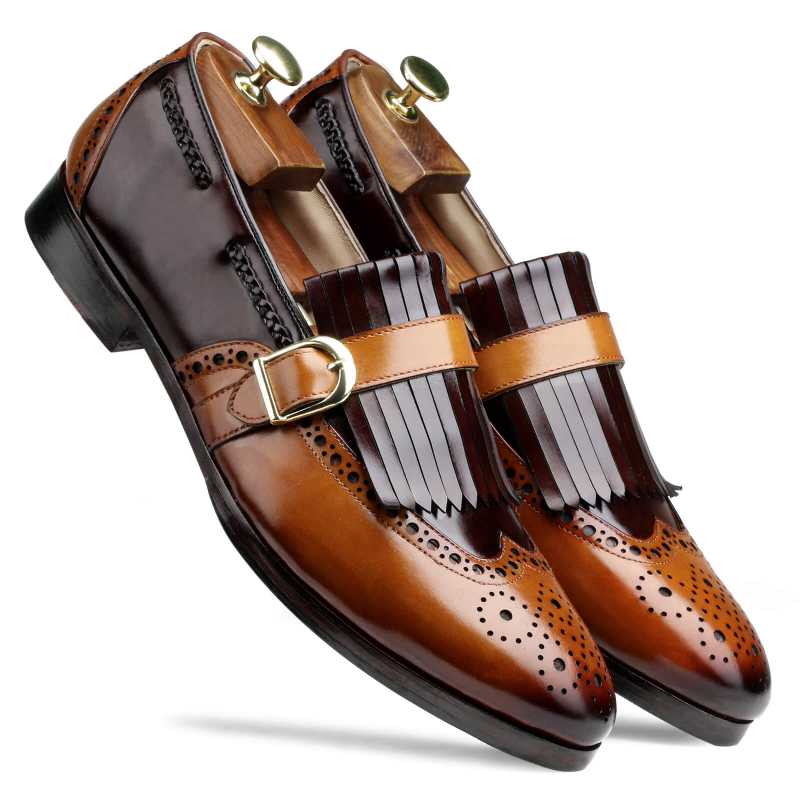 Harvey Kiltie Monkstraps