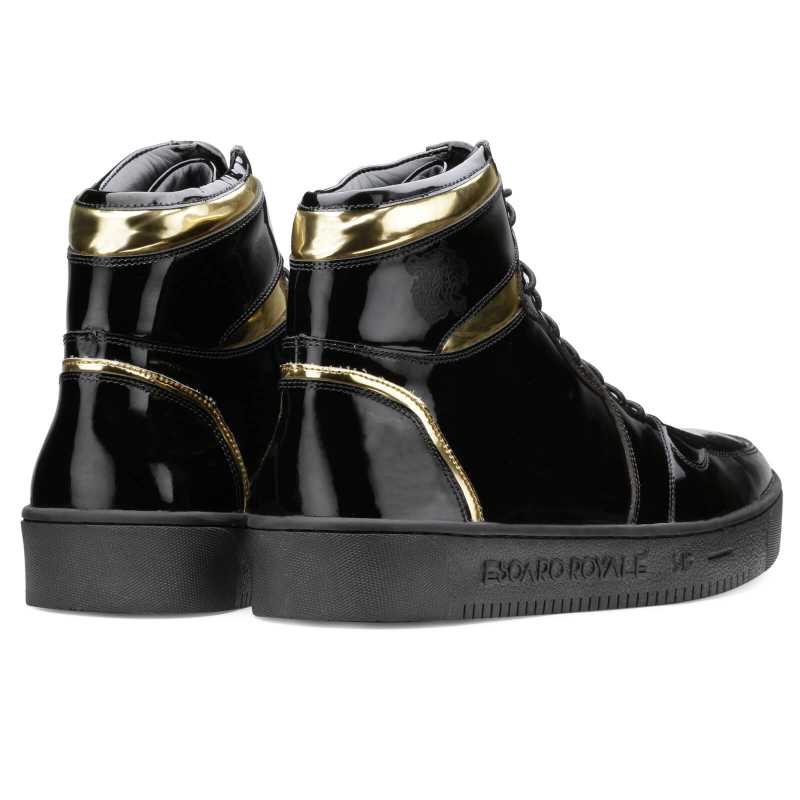 Kingston Black Gold Hightop Sneakers