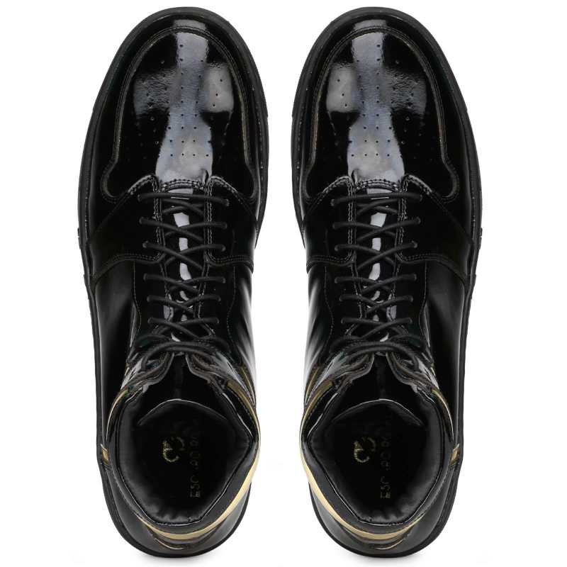 Kingston Black Gold Hightop Sneakers