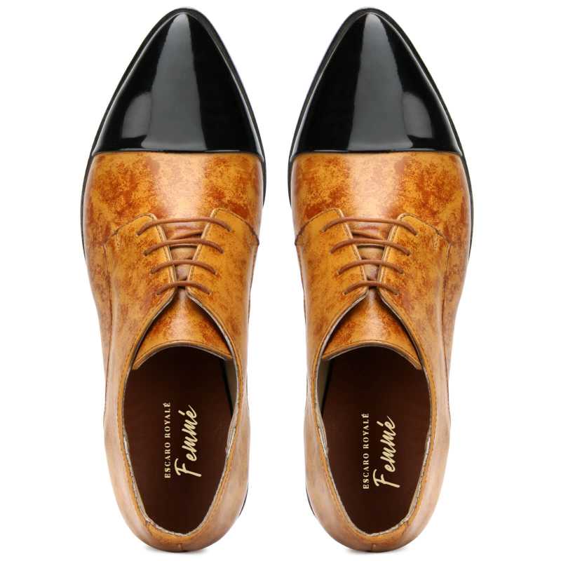 Sophie Womens Tan Oxfords