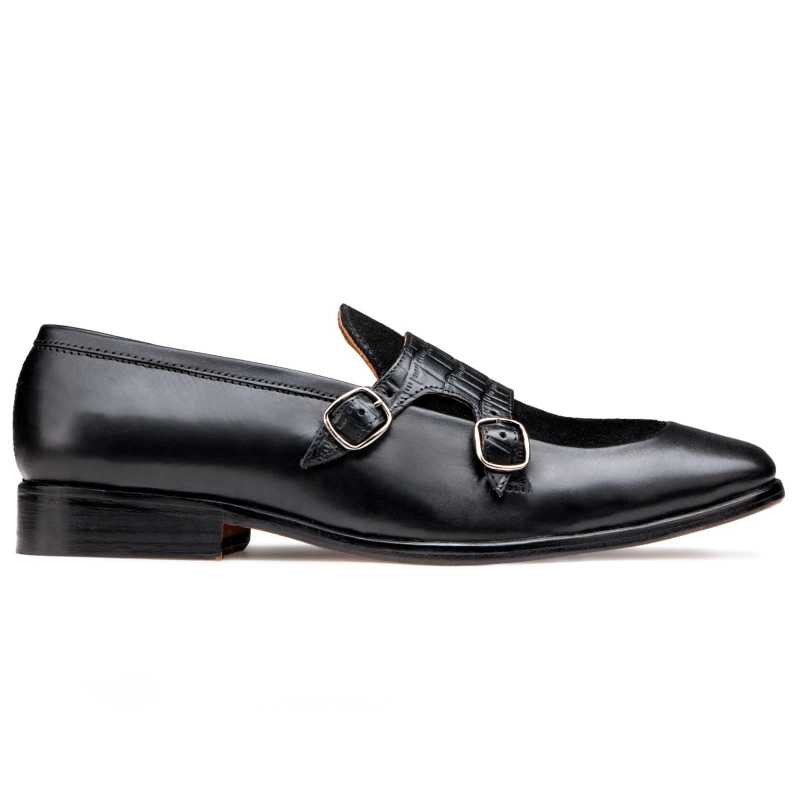 The Austin Double Monk Loafer In Black