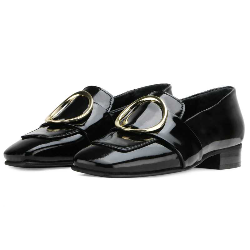 Josephine Womens Buckle Loafers