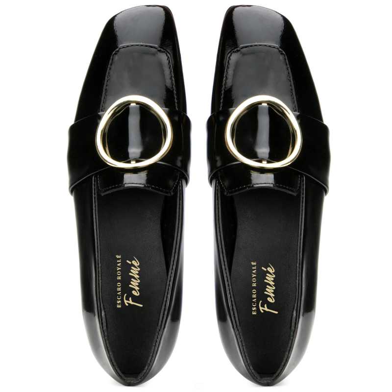 Josephine Womens Buckle Loafers