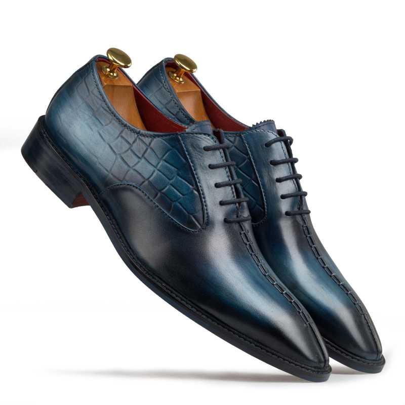 Blue Designer Oxford