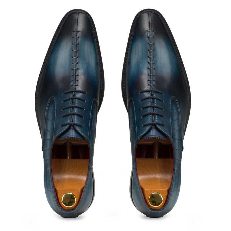 Blue Designer Oxford