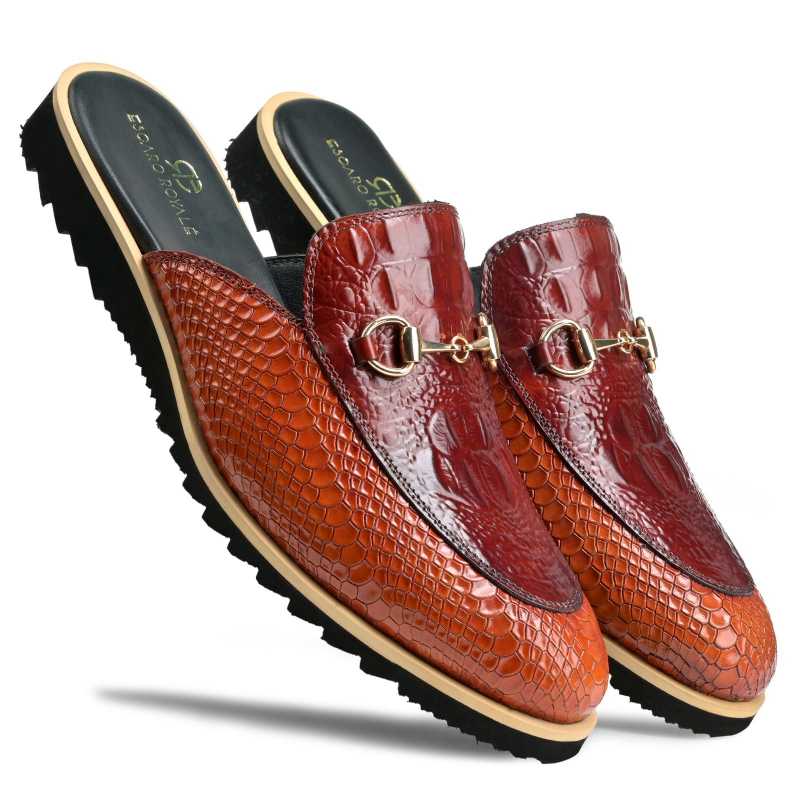 The Hale Slippers Mules Cognac