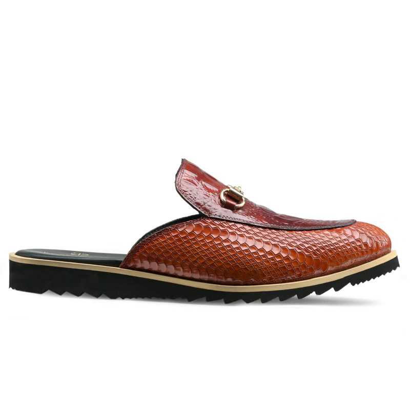 The Hale Slippers Mules Cognac