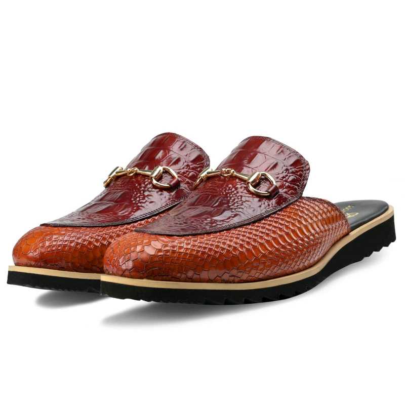 The Hale Slippers Mules Cognac