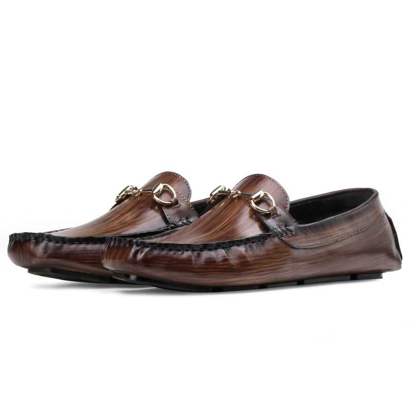 Branson Loafers Wood Finish