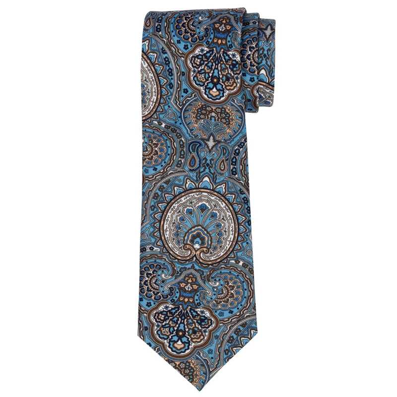 Teagan Blue Floral Tie