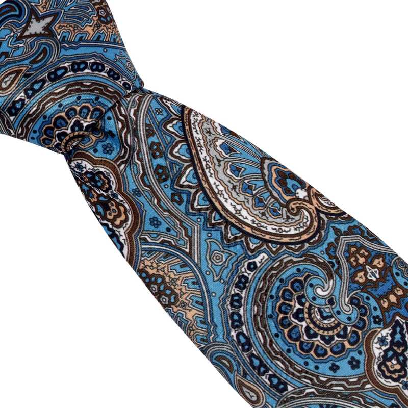 Teagan Blue Floral Tie