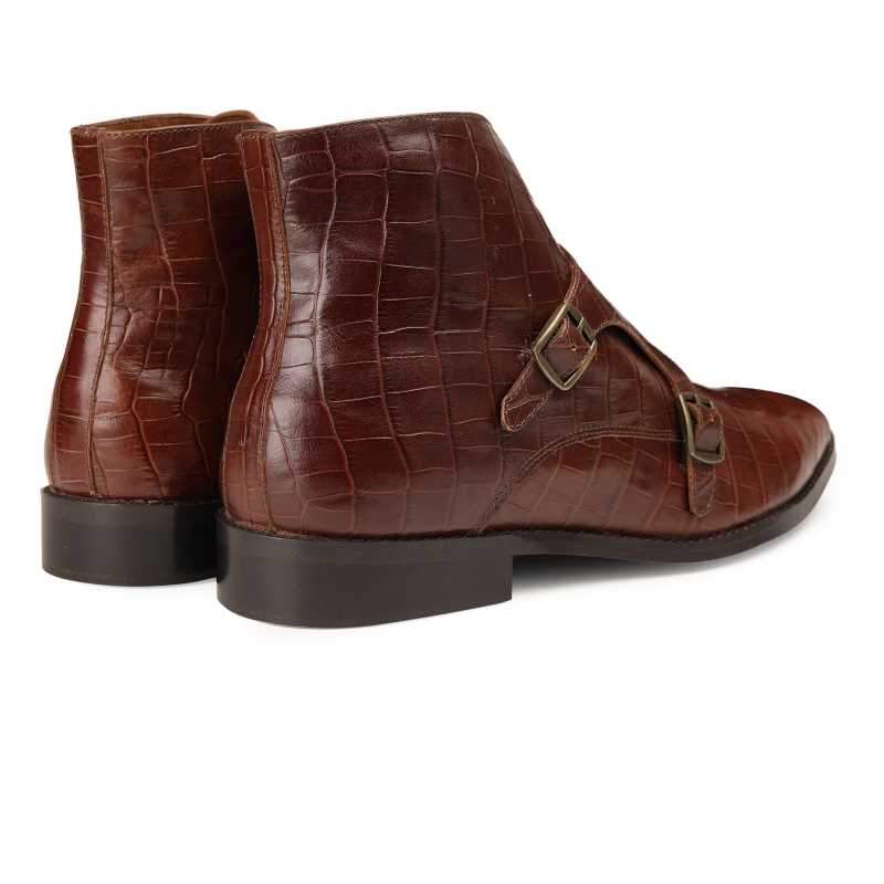 The Branco Ankle Boot in Brown