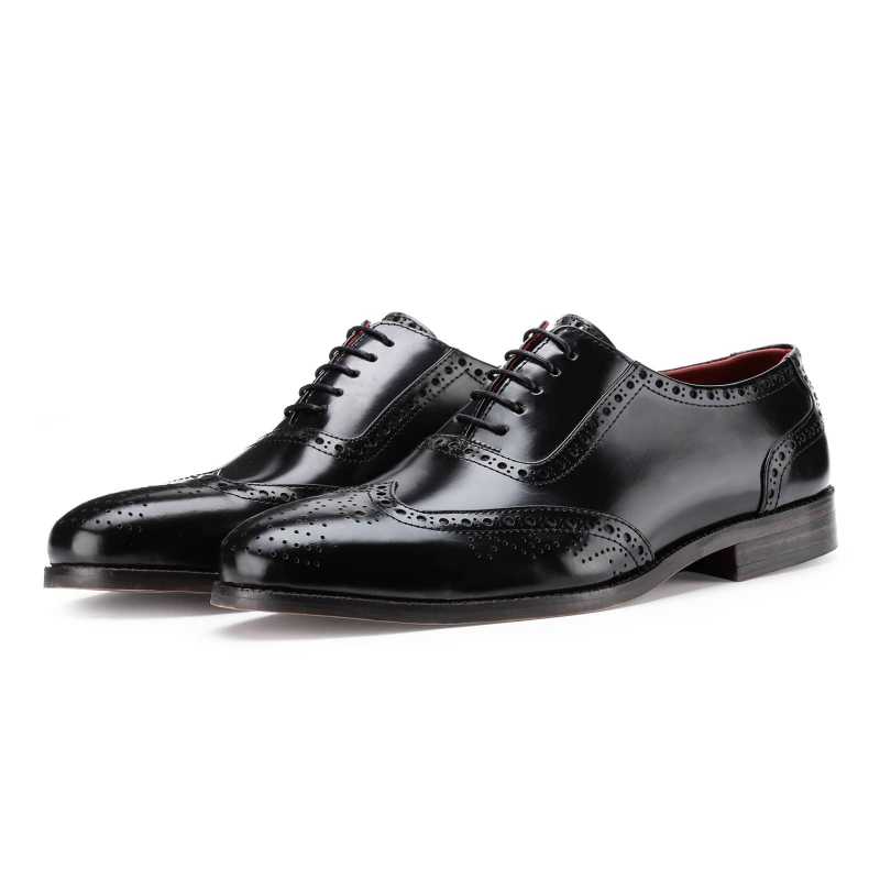 The Boss Brogues In Black