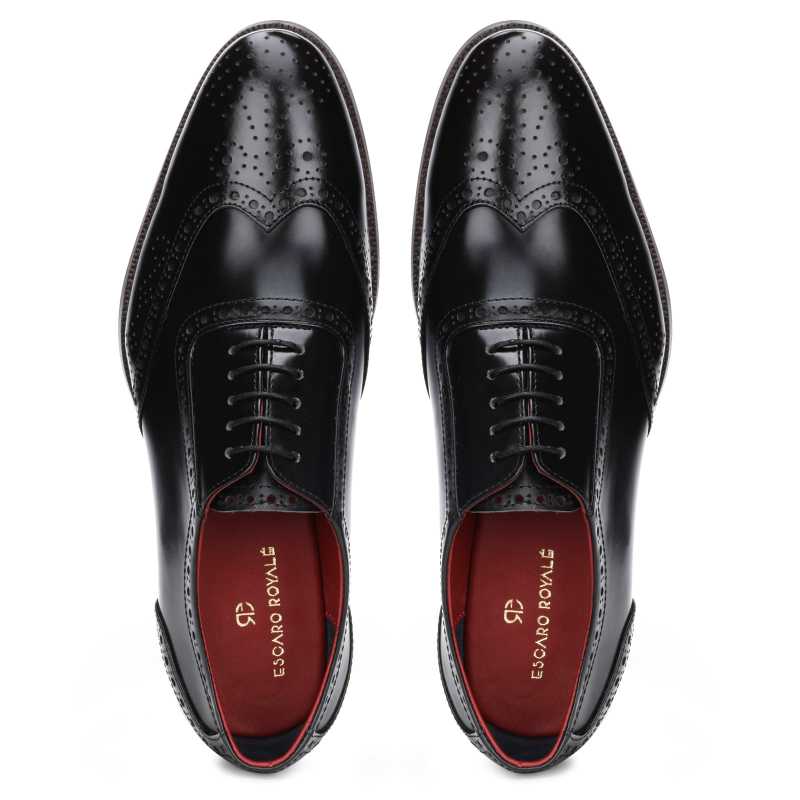 The Boss Brogues In Black