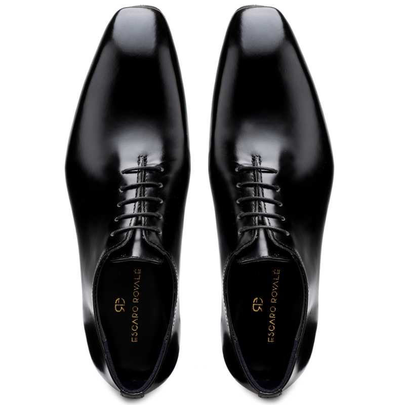 The Milan Wholecut Oxfords In Black