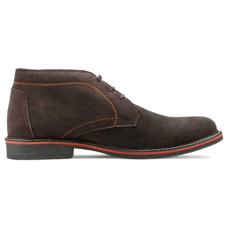 Comfortable Suede Chukka Boots in Brown