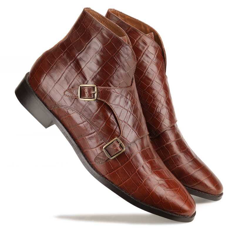 The Branco Ankle Boot in Brown