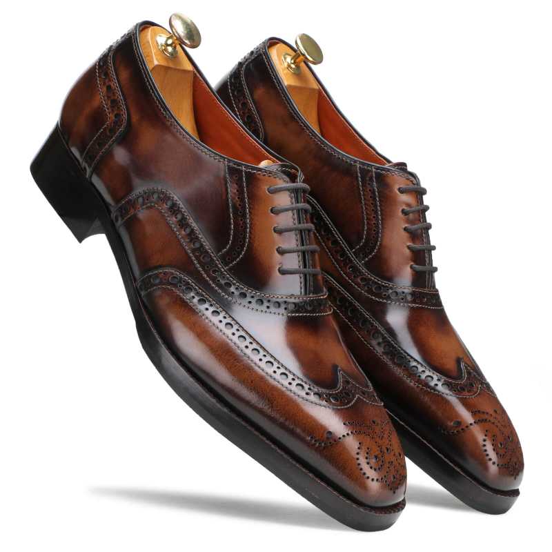 Windsor Oxfords in Chocolate Brown