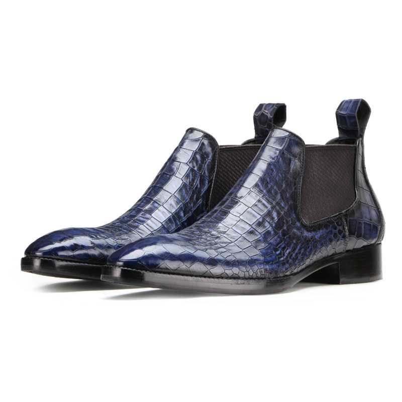 Richard Chelsea Boots In Blue