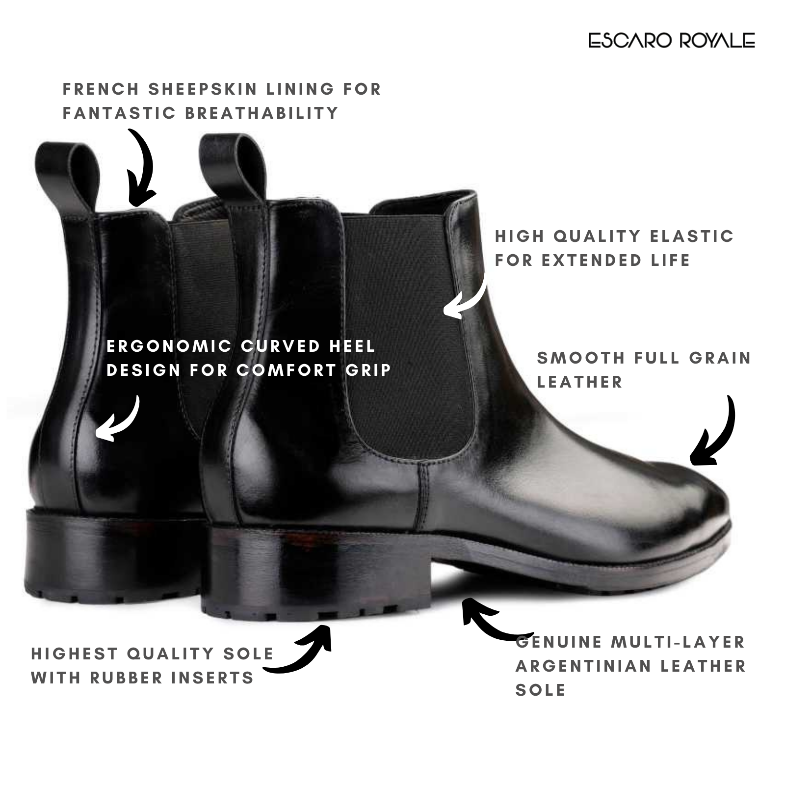 Goldbrow Chelsea Boots Black