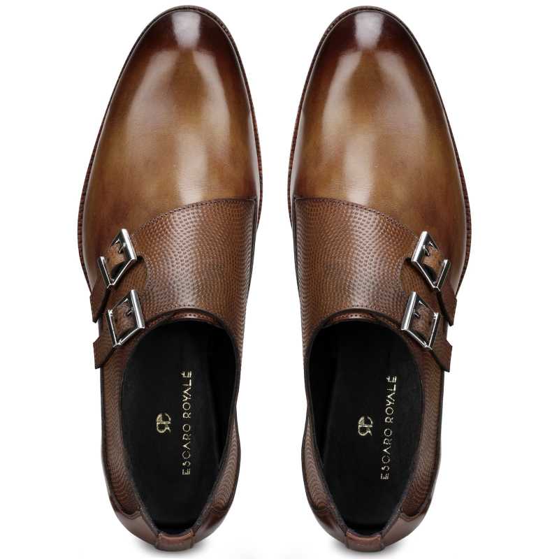 The Samuel Designer Double Monk In Cognac