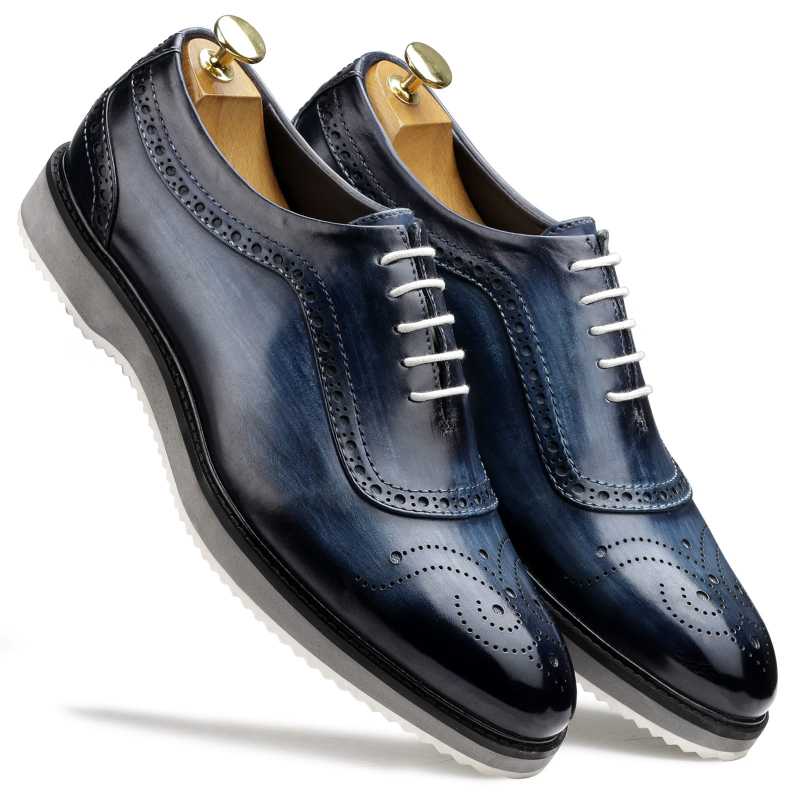 The Cortes Designer Oxford In Blue