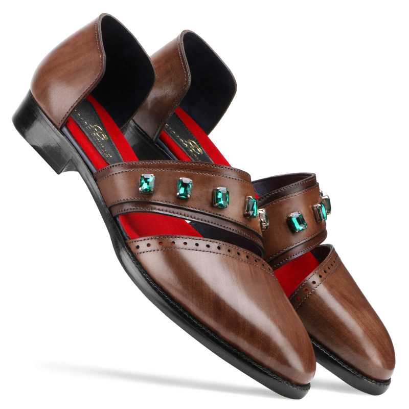 Hector Leather Sandals Brown