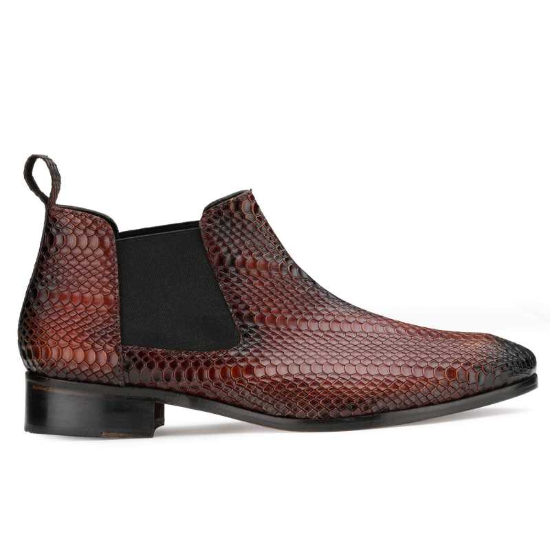 Neo Chelsea Boots In Wine Color