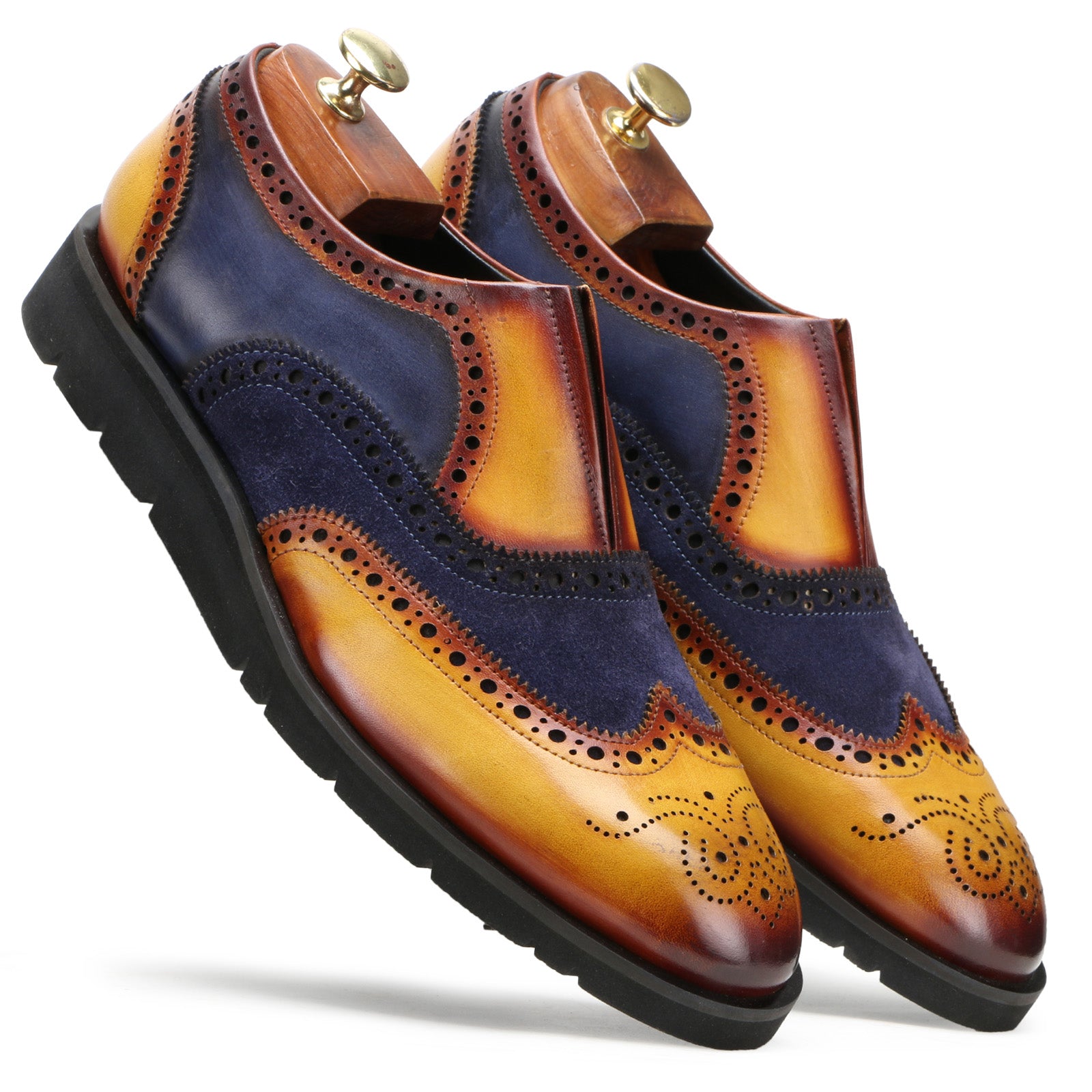 Tanblue AirFlexLite Slipon Brogues