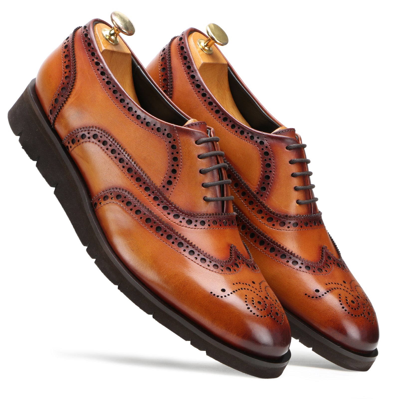 Romel AirFlexLite Cognac Brogues