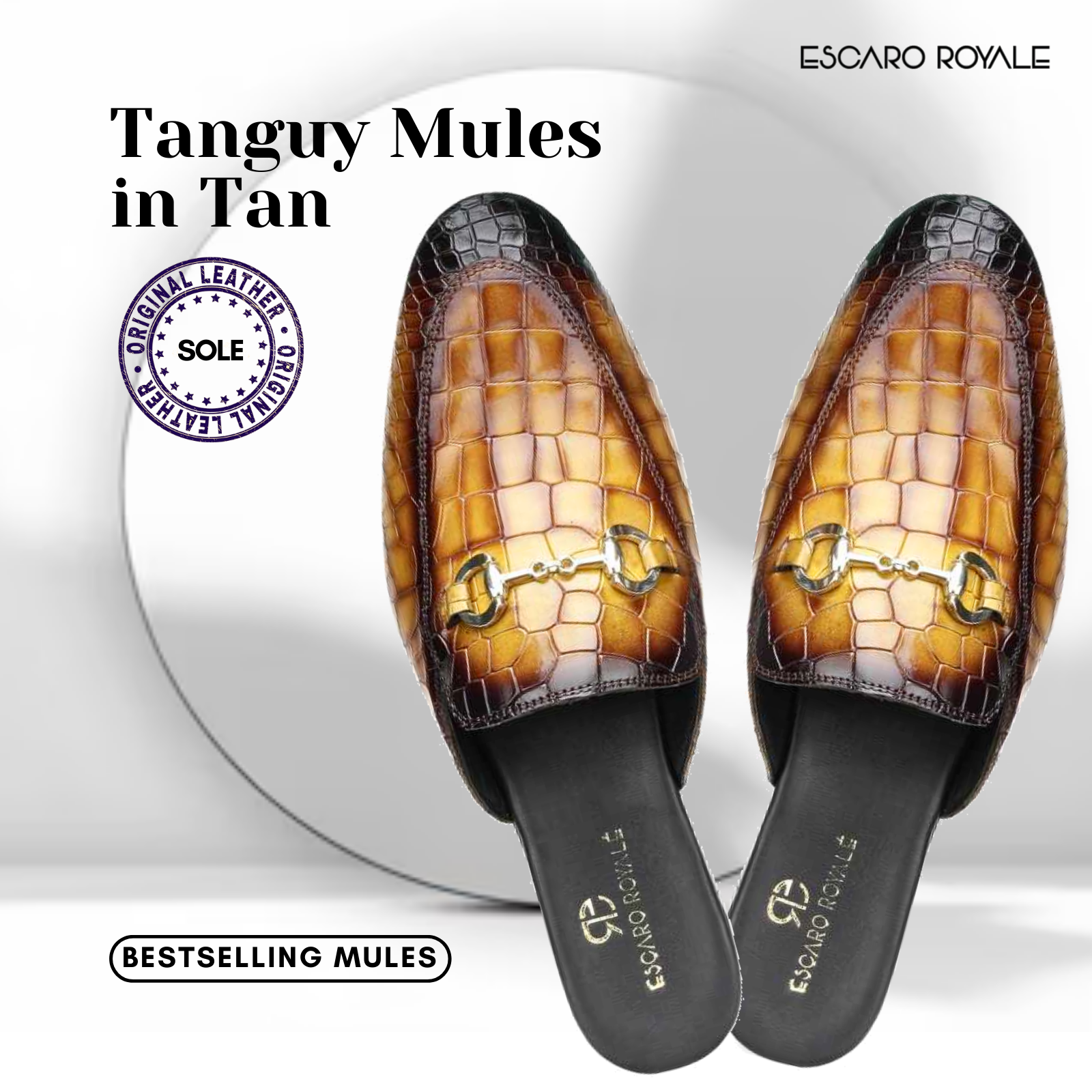 Tanguy Slippers Mules Tan