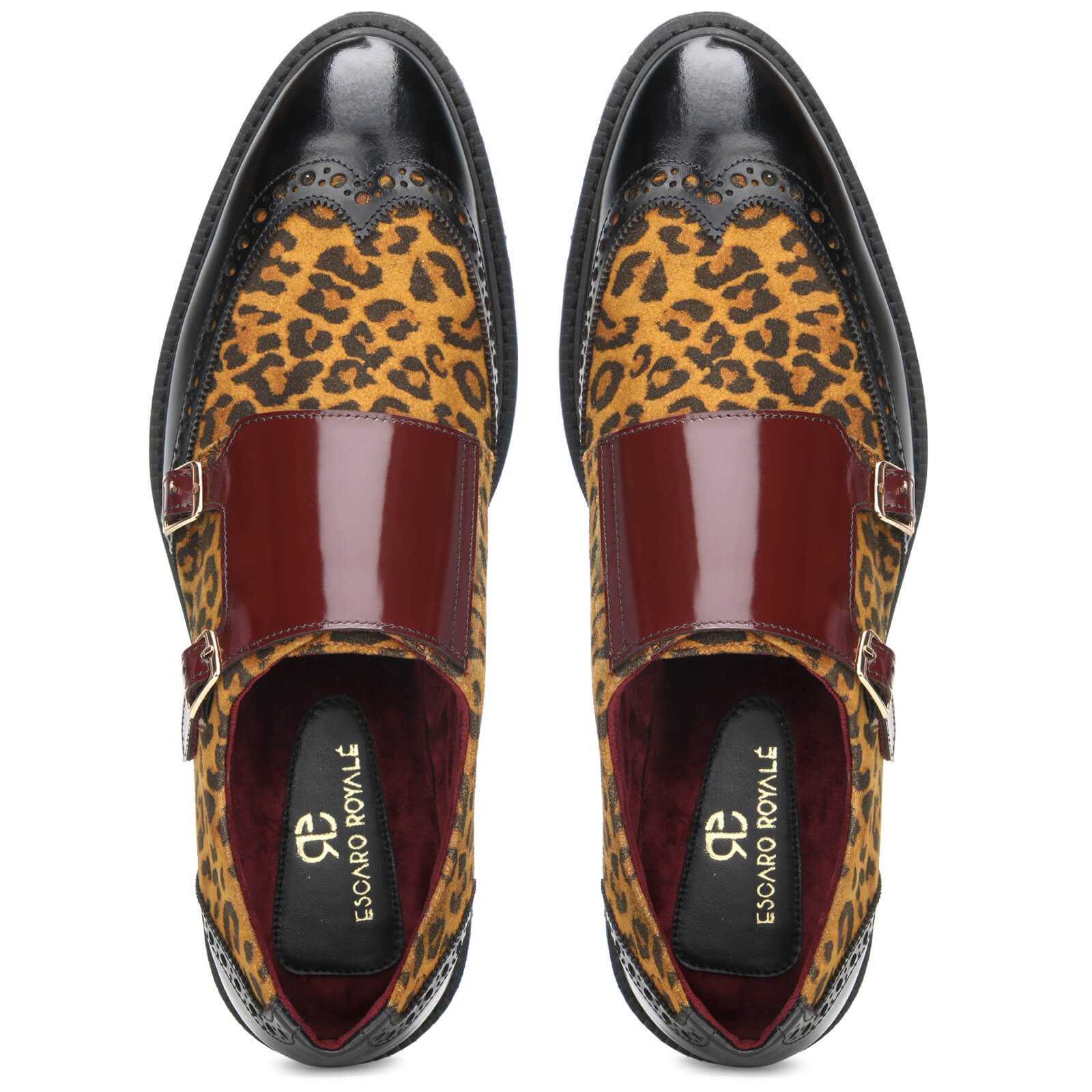 Ontario Leopard Print Double Monk