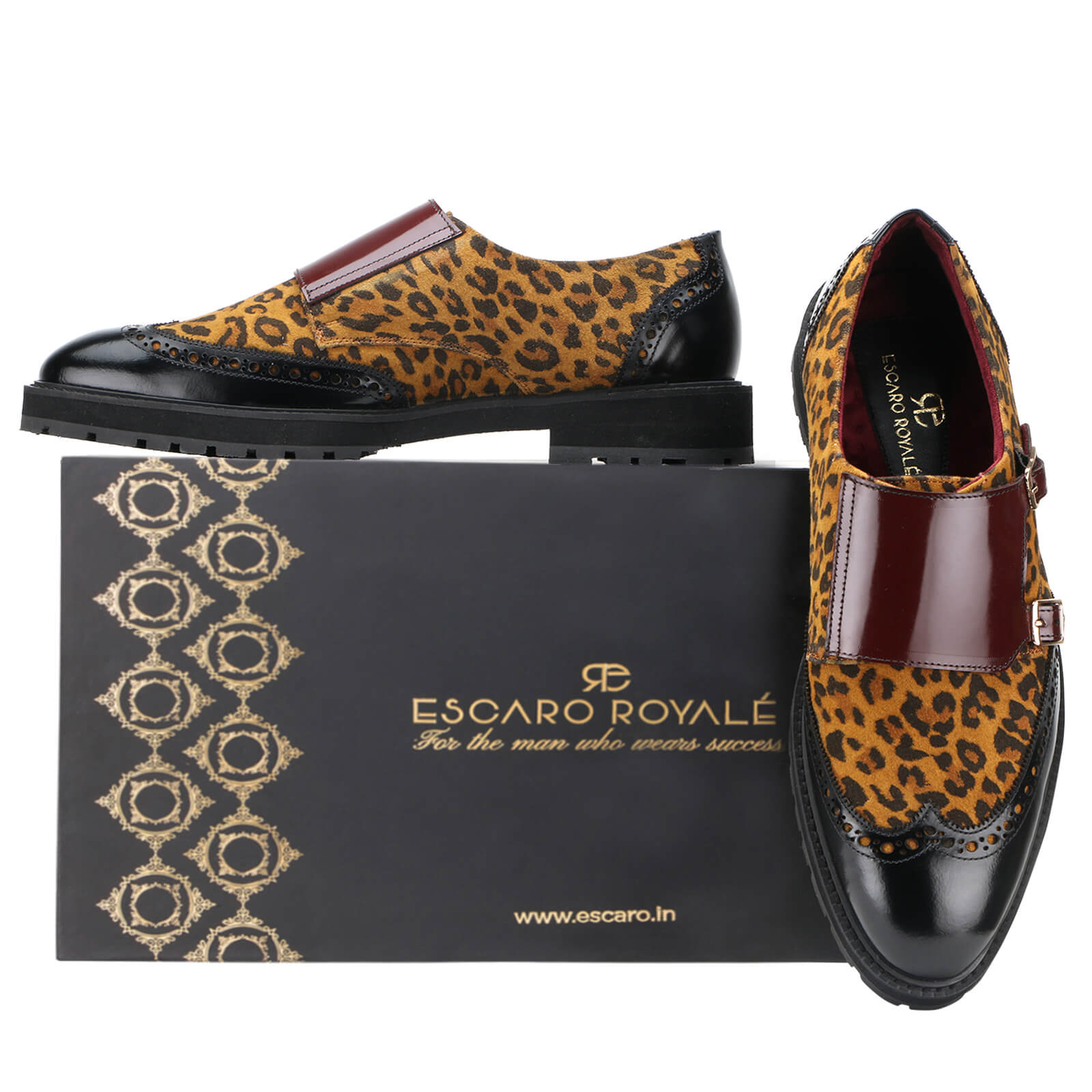 Ontario Leopard Print Double Monk