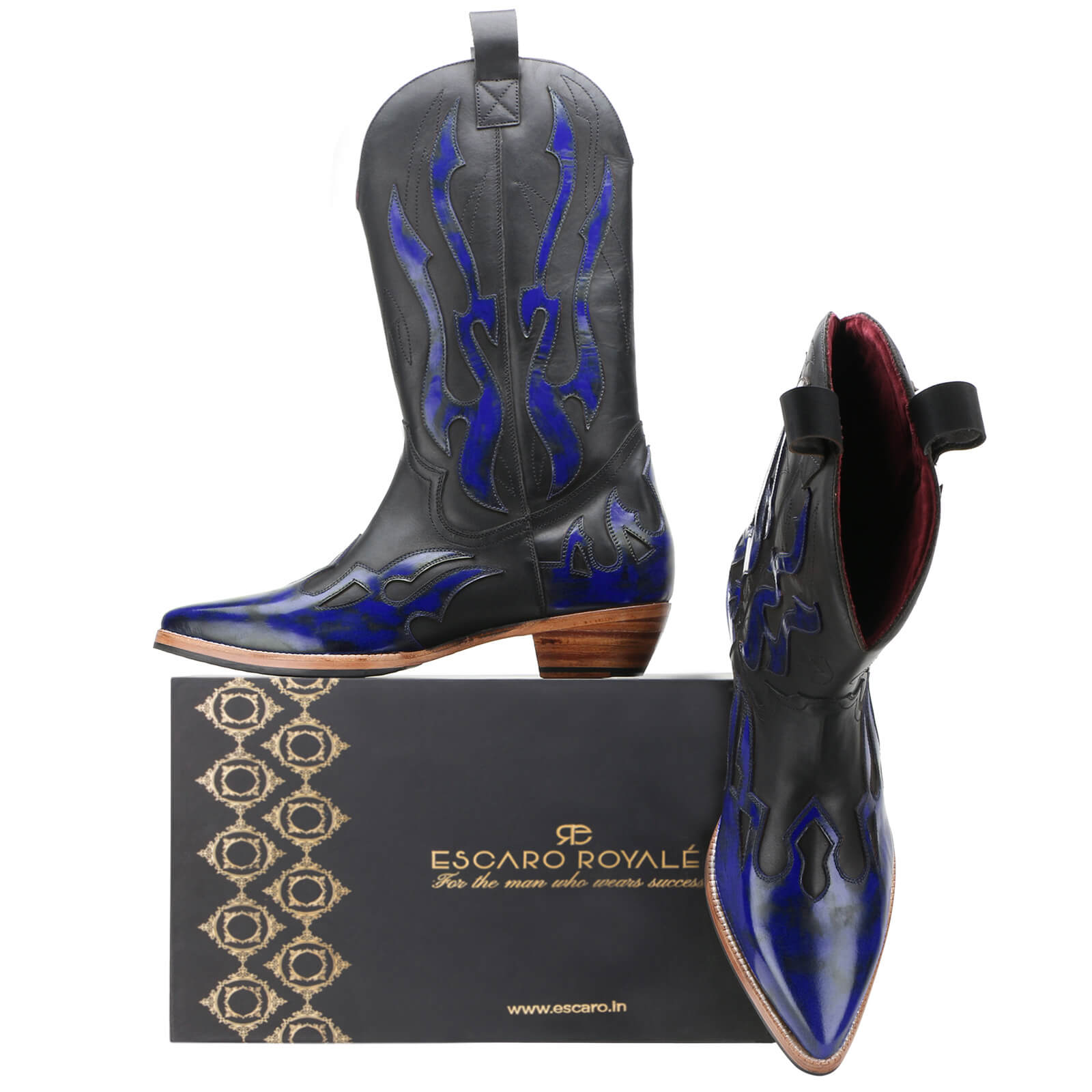 Oniell Handpainted Cowboy Boots