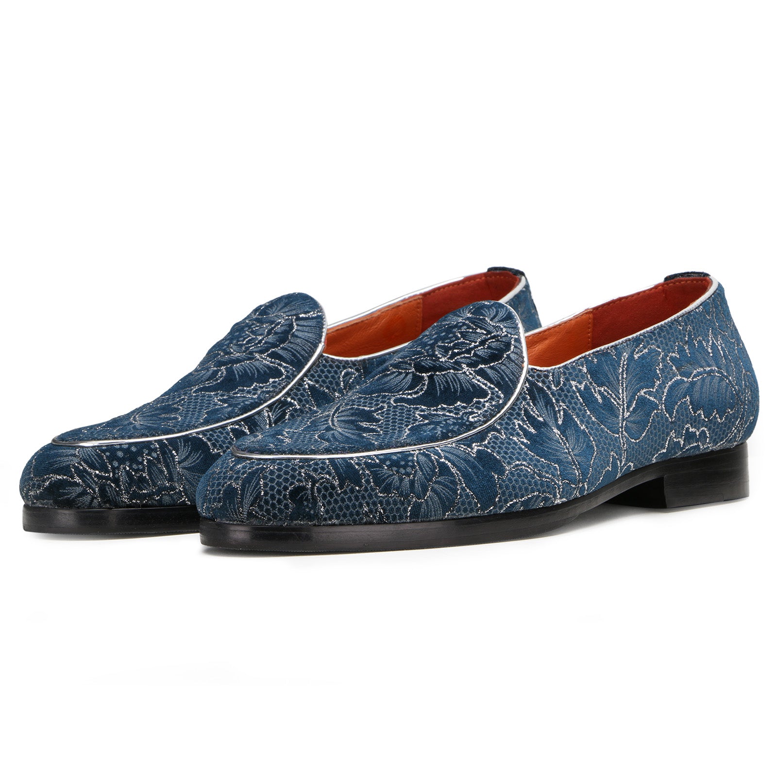 Wedlock Blue Designer Loafers