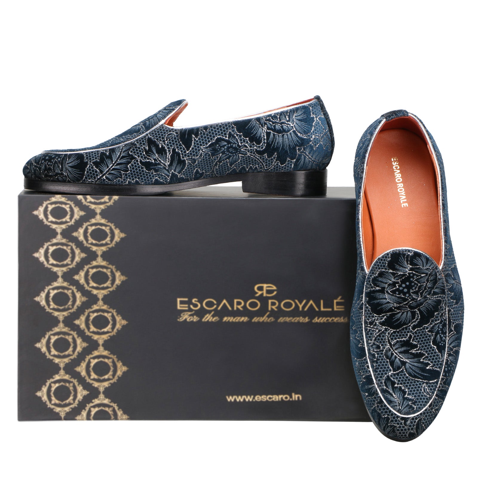 Wedlock Blue Designer Loafers