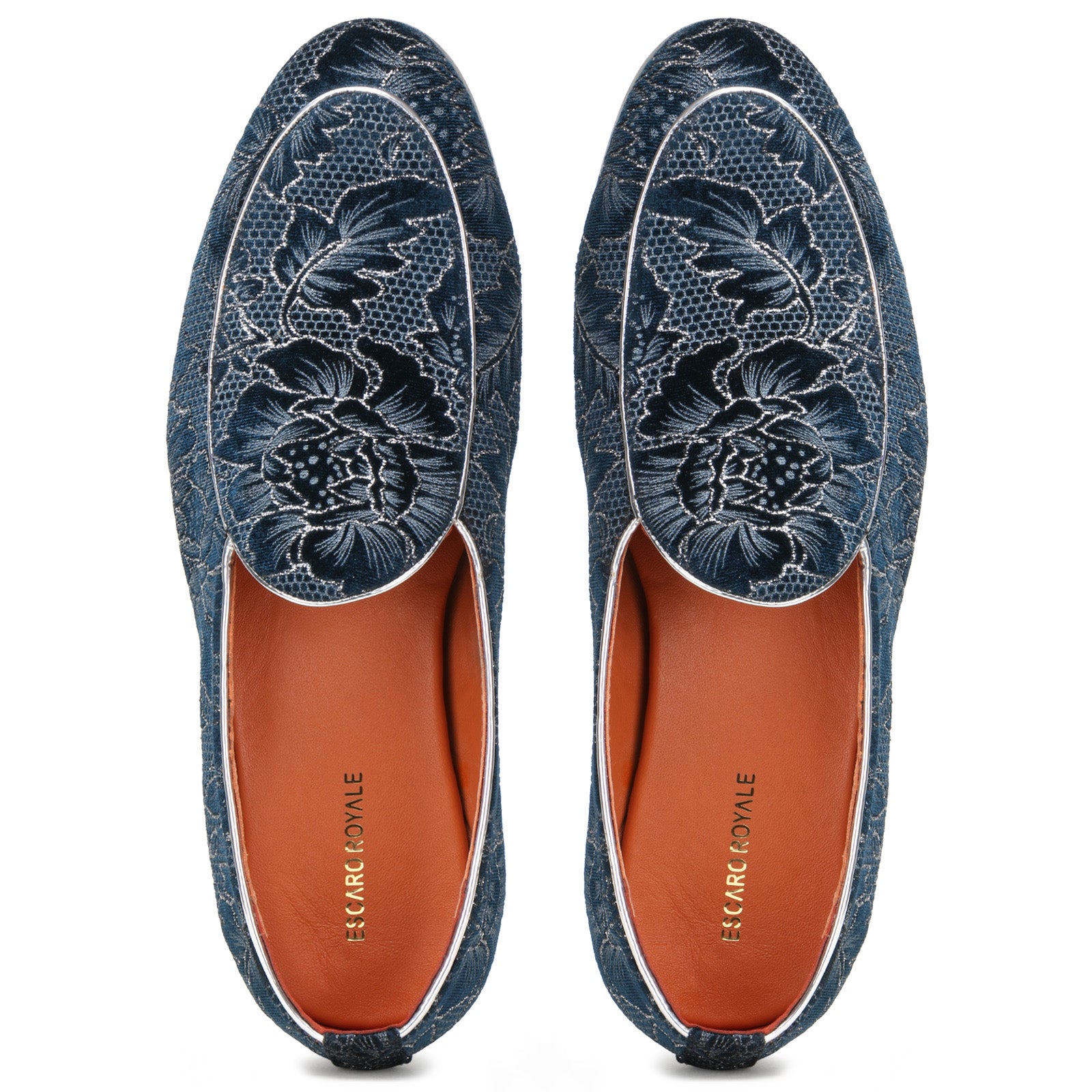 Wedlock Blue Designer Loafers