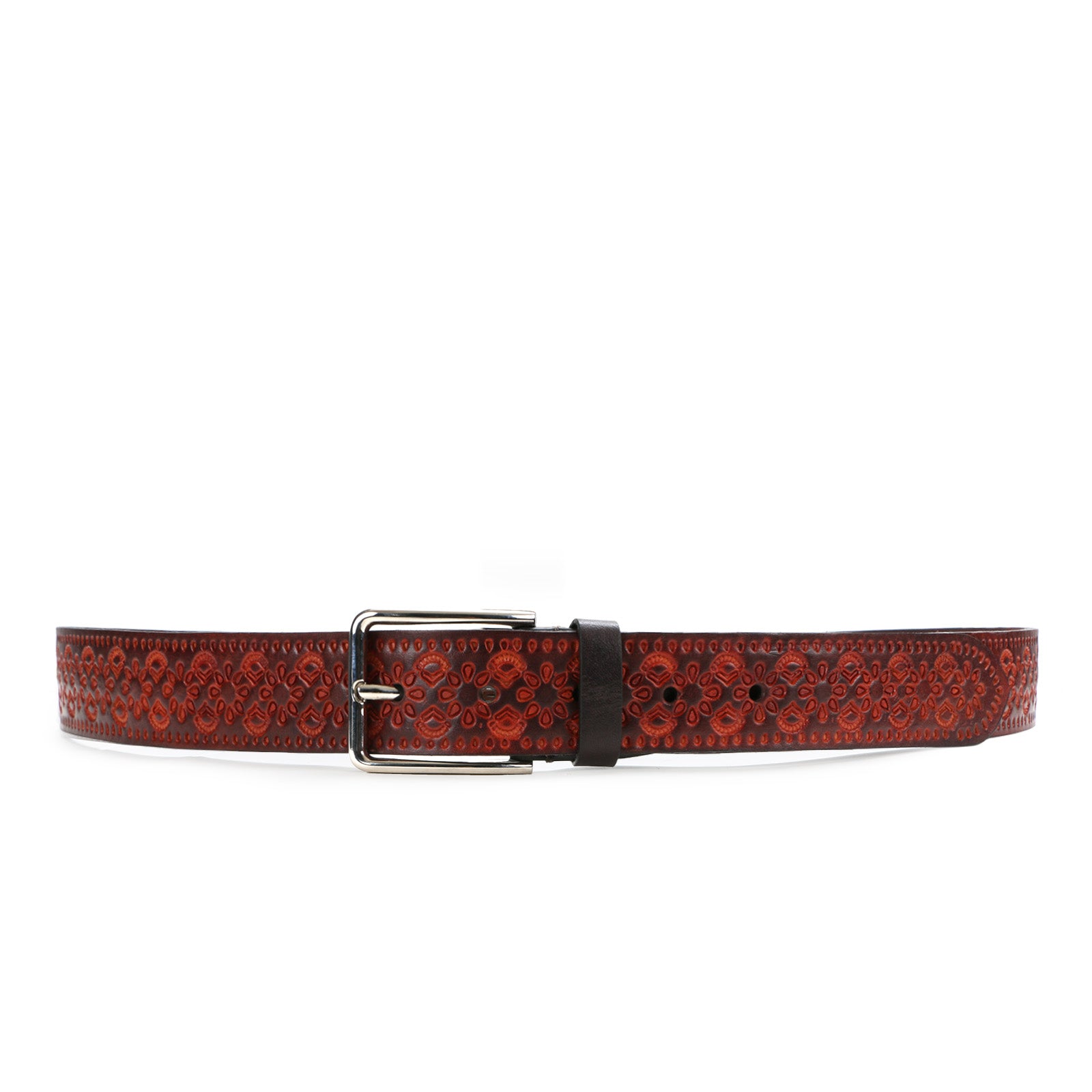 Christiano Hand Crafted Hand Tooled Leather Belt