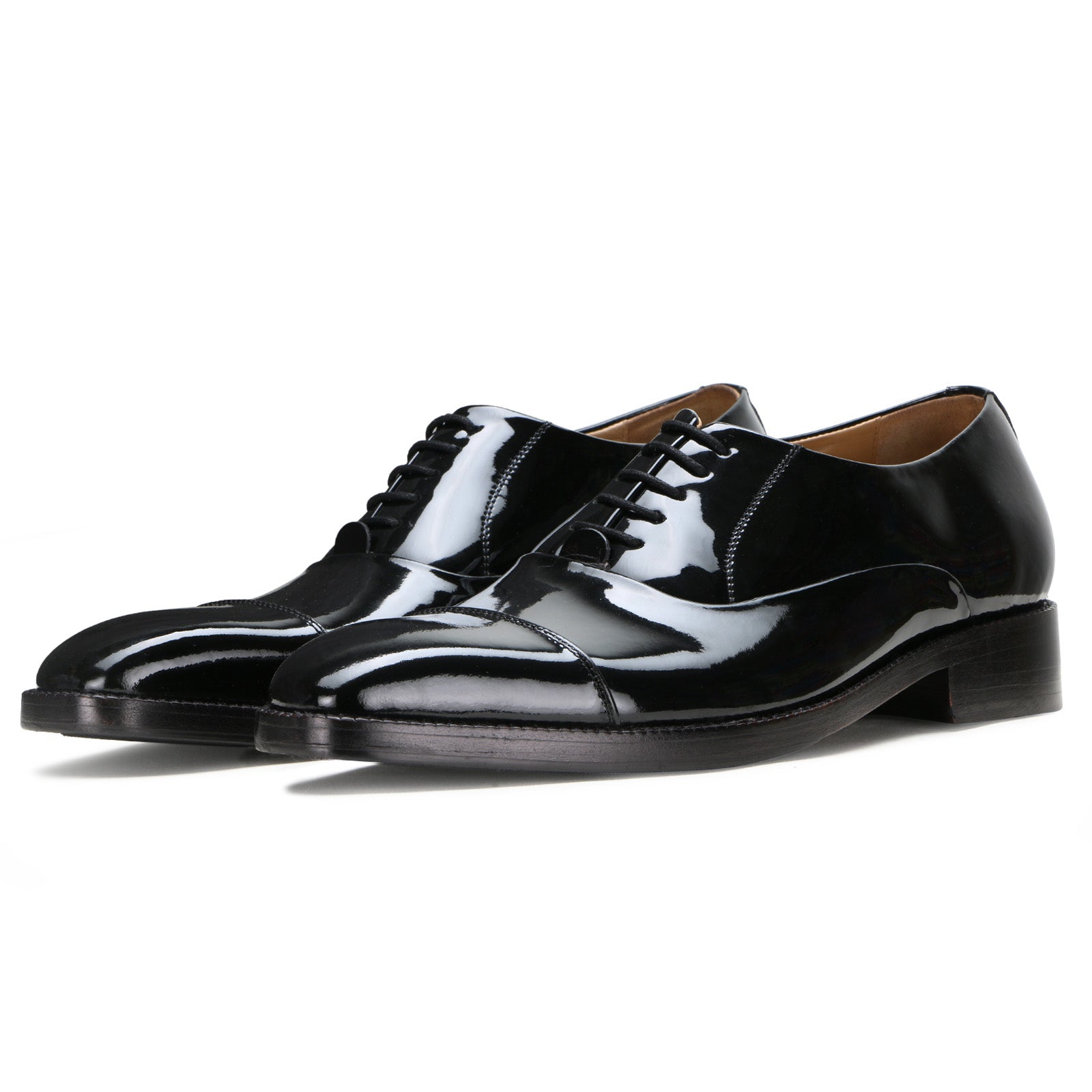 The Hoboken Patent Oxfords In Black