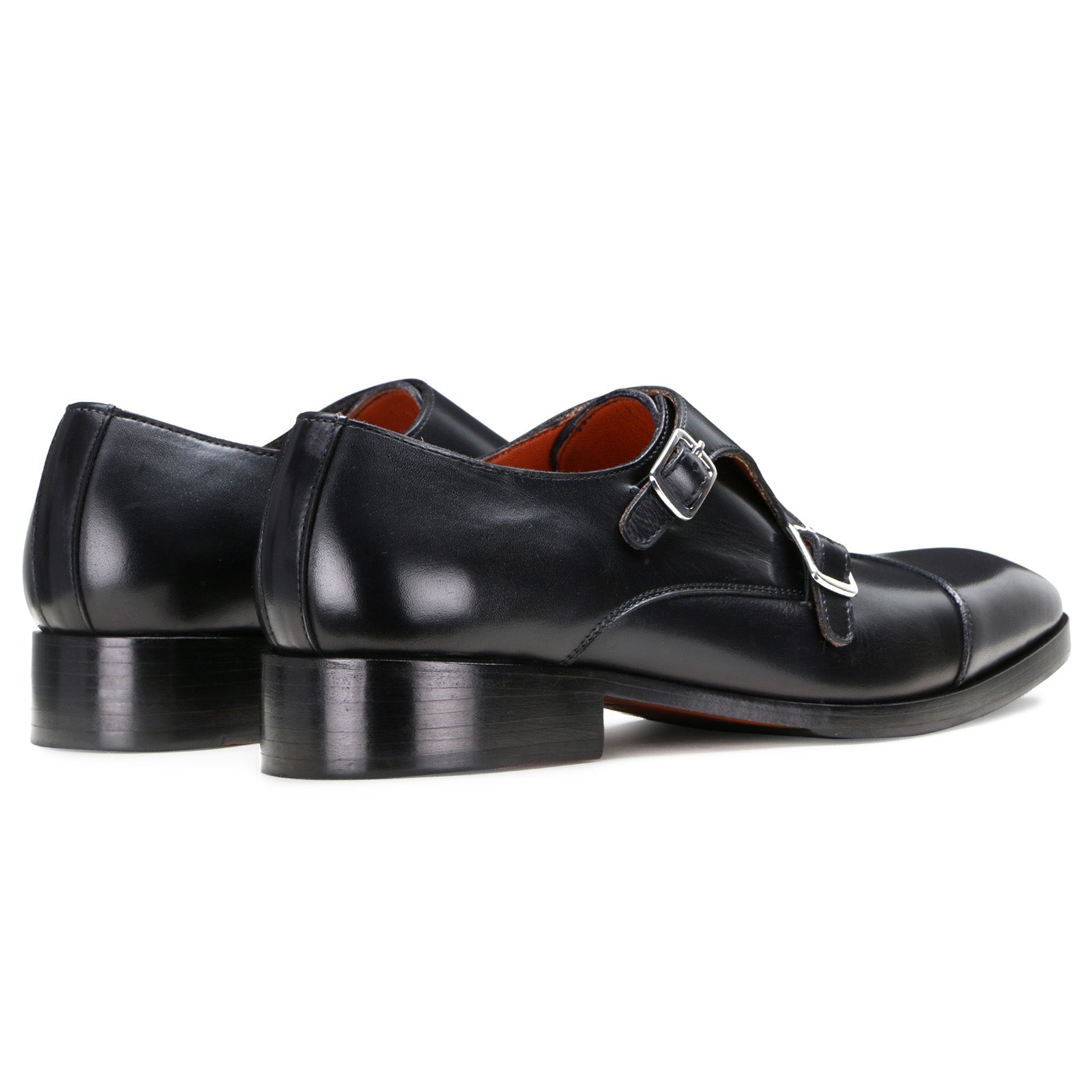 Kai Double Monkstrap   in Black