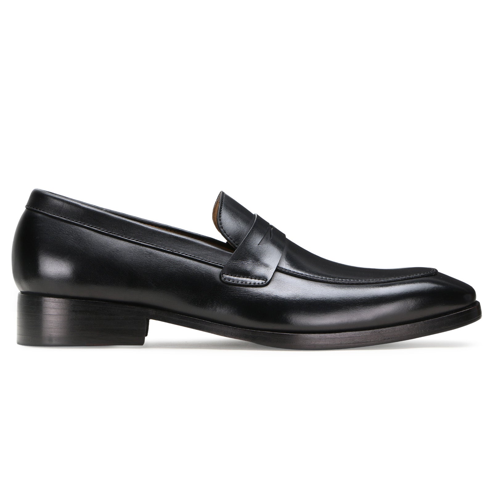 The Flint Penny Loafer In Black