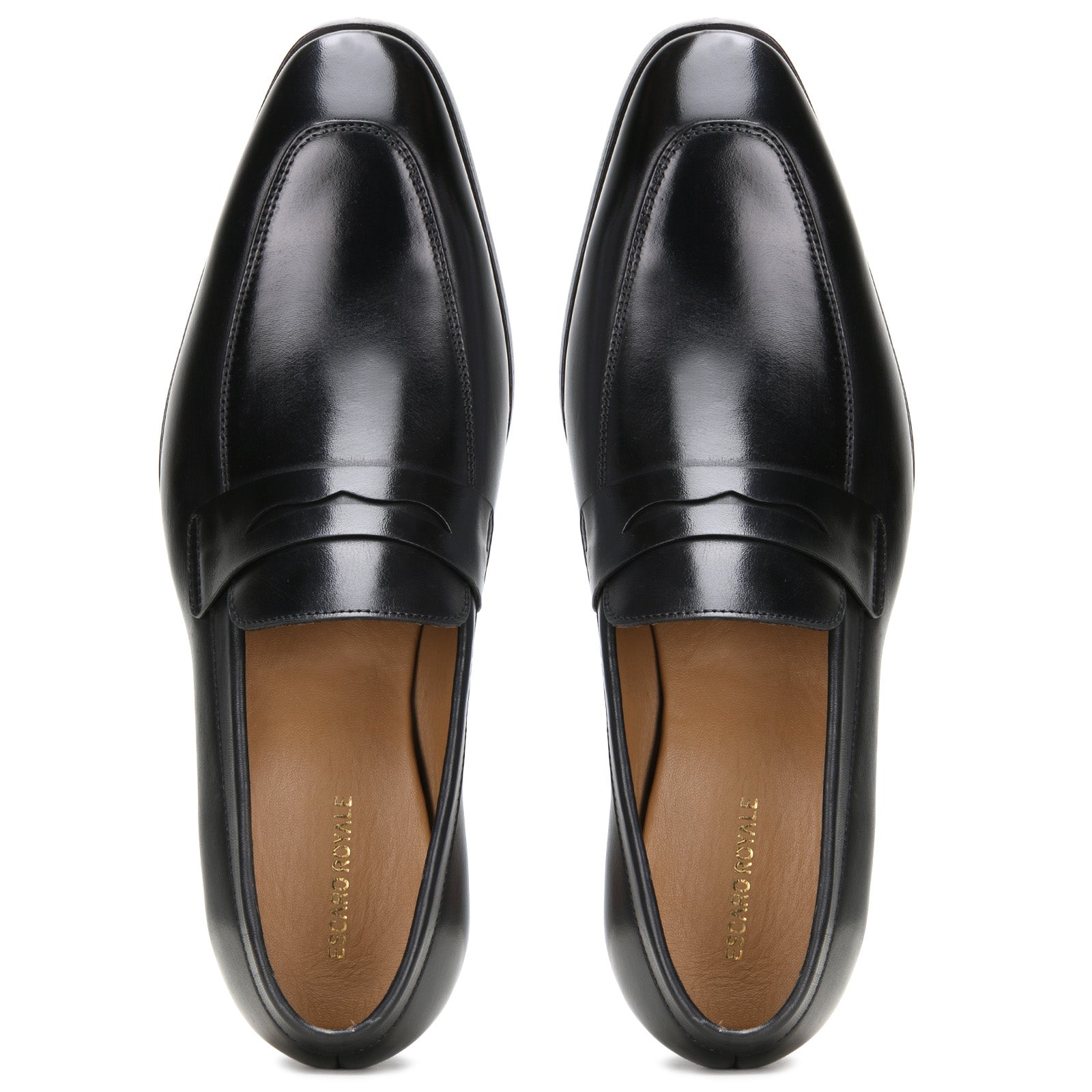 The Flint Penny Loafer In Black