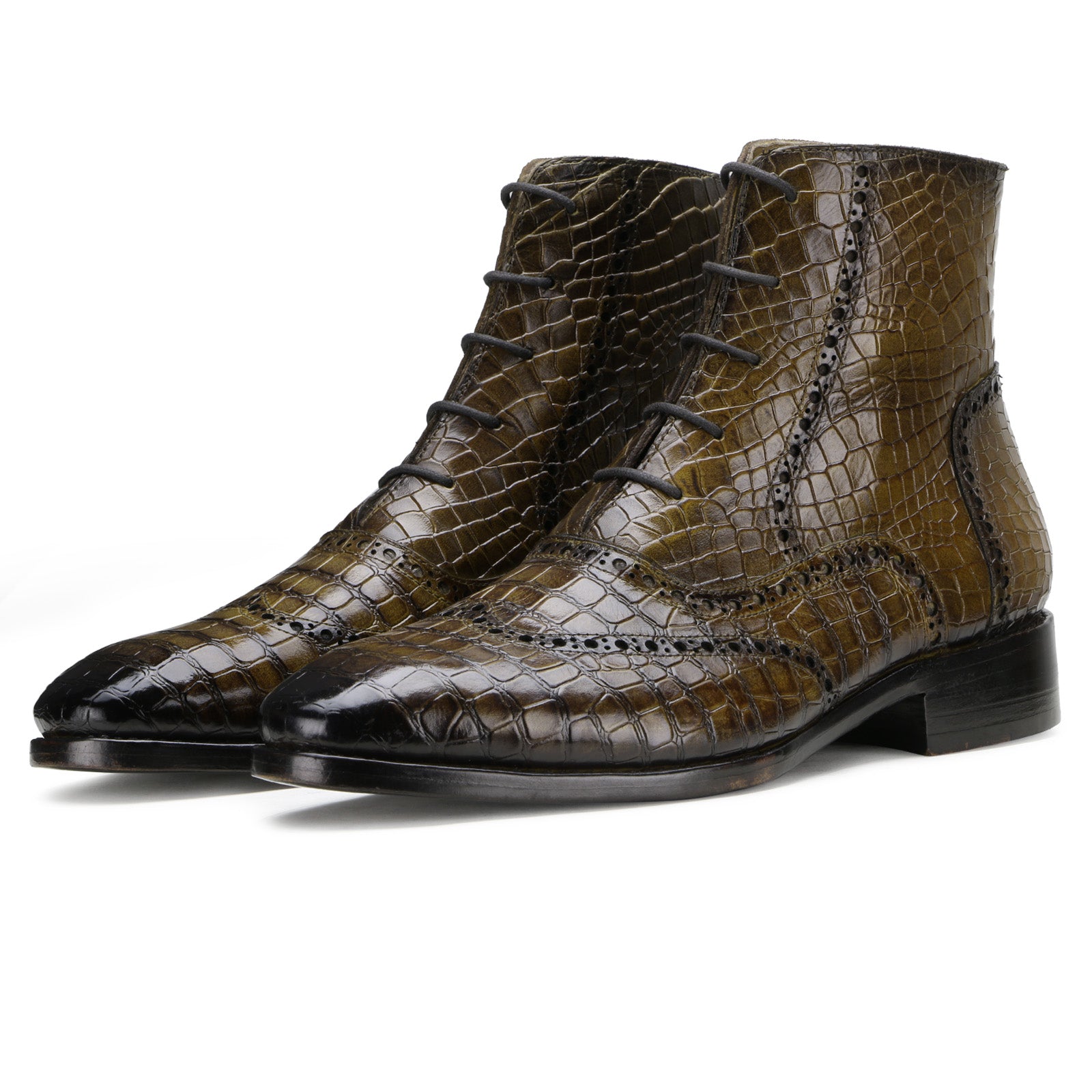 Escaro Royale Goodyear Welted Marcus Laceup Boots