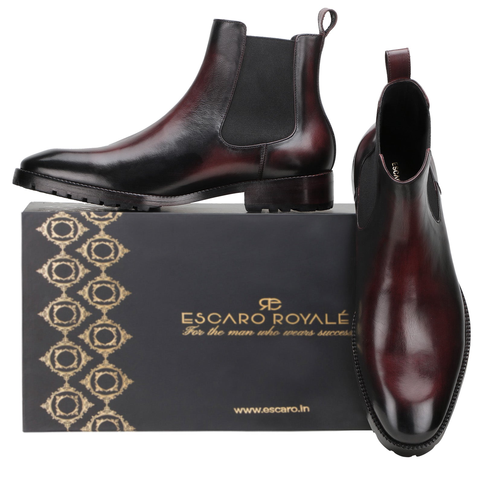 Escaro Royale Blake Stitched Goldbrow Chelsea Boots