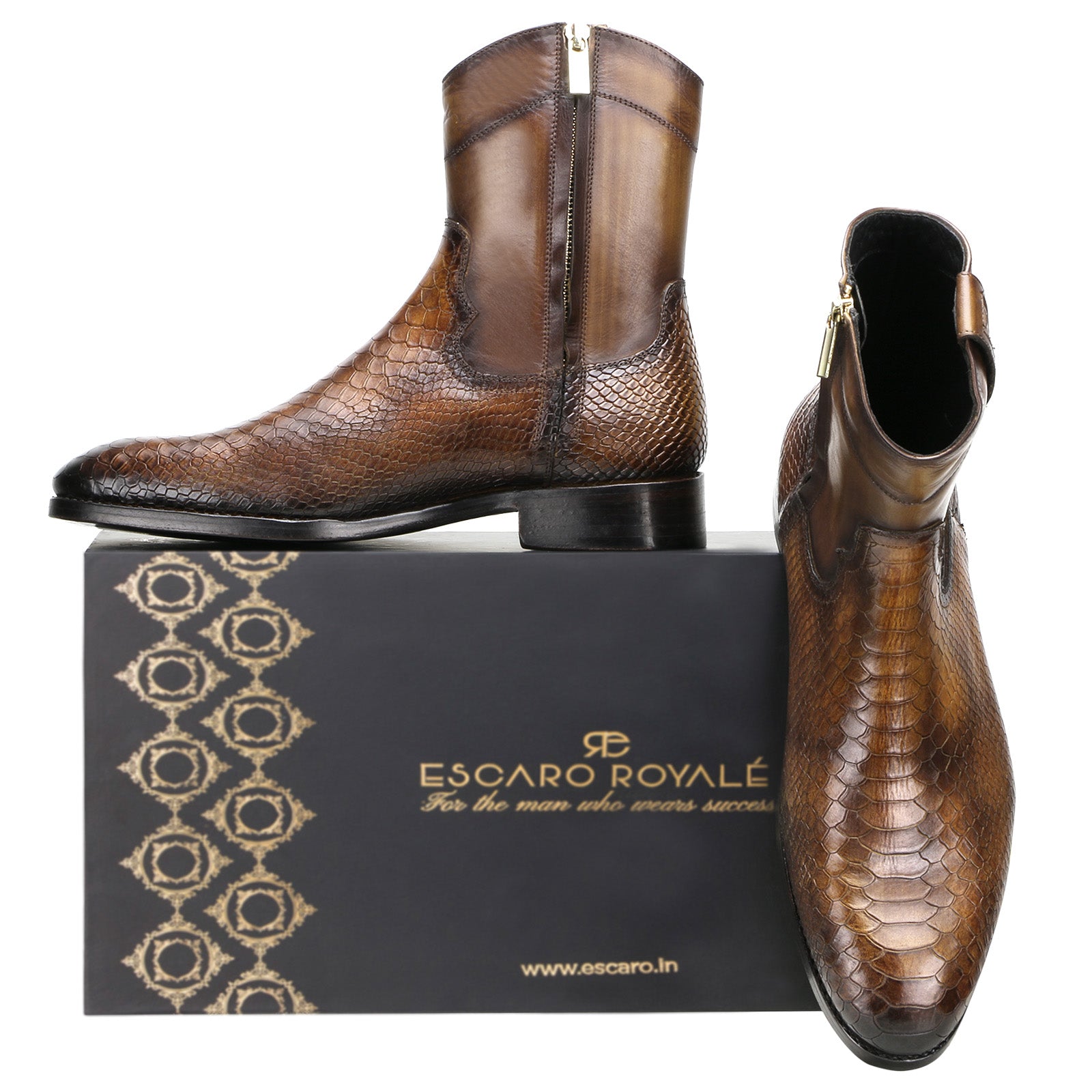 Escaro Royale Goodyear Welted Walter Cowboy Boots